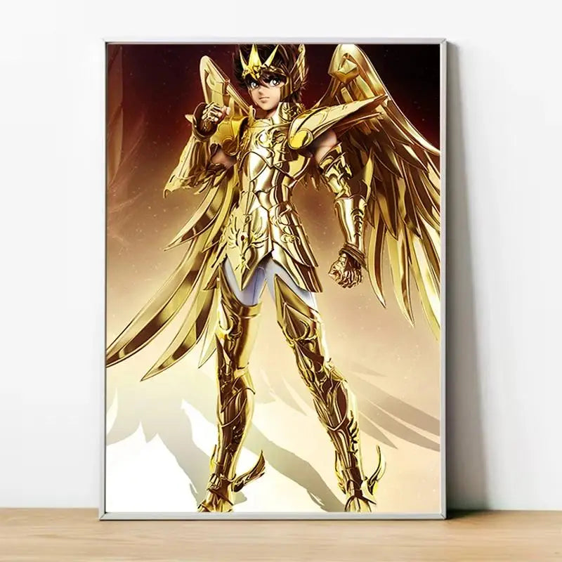 Saint Seiya Gold Saints Anime Canvas Poster  Home  Room Decor Wall Art Painting