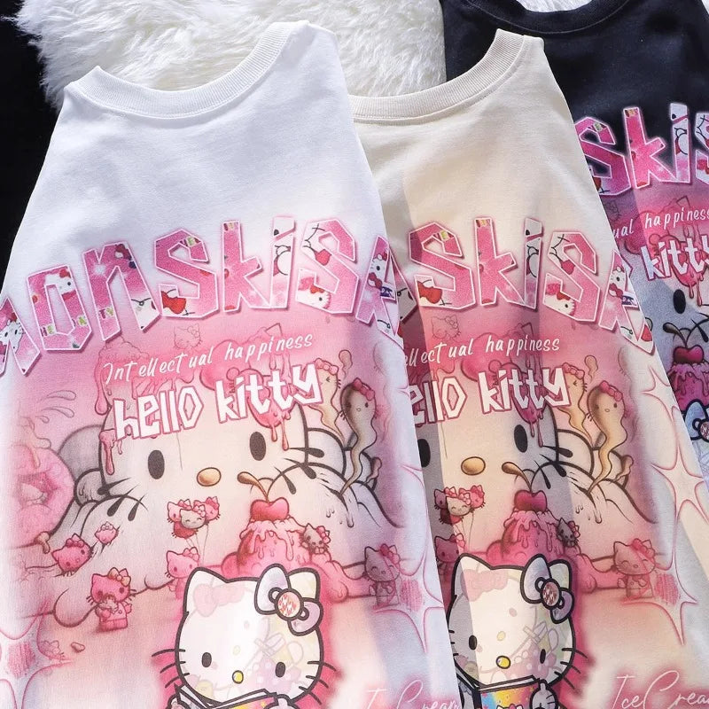 Hello Kitty Cotton Short Sleeve T-Shirt