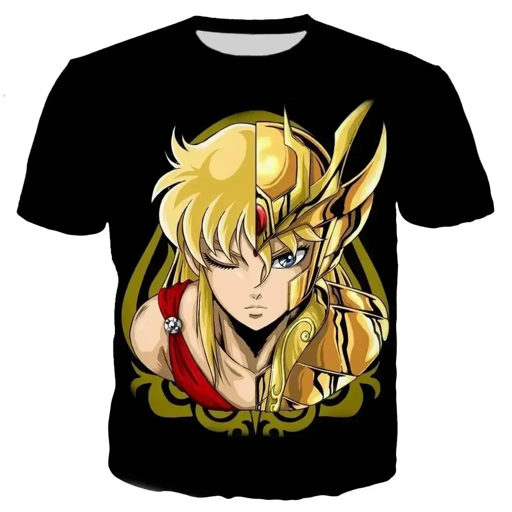Saint Seiya Men Women Children 3d Print T Shirt