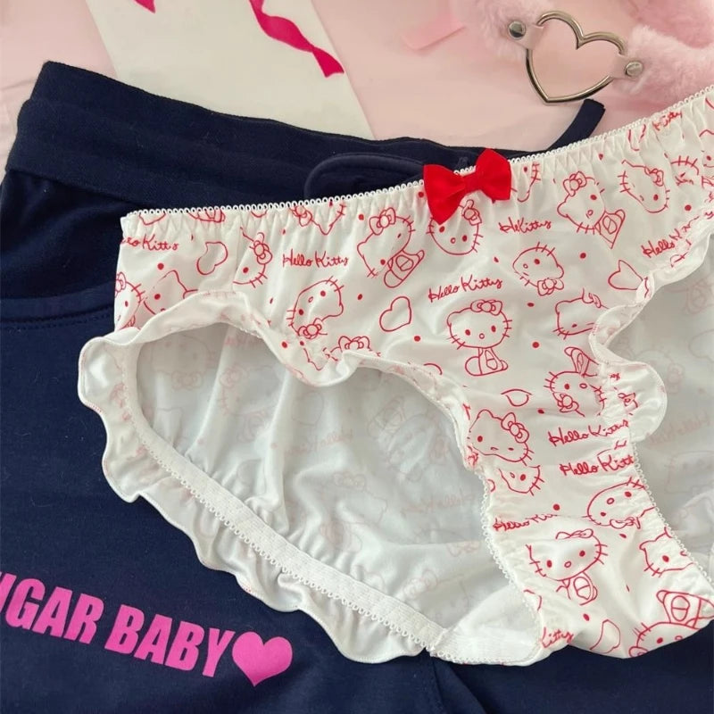 Sanrio Kawaii Cute Pink Hello Kitty Sexy Briefs