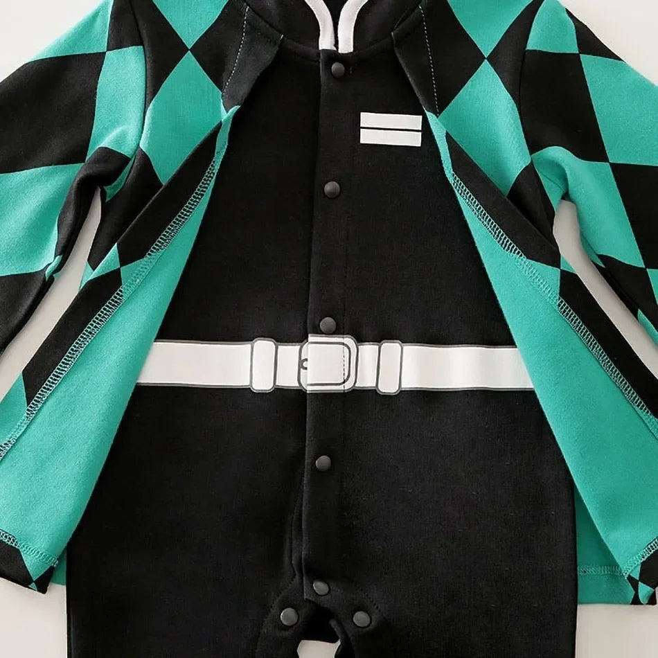 Baby Anime Romper 0-1 yr Breathable Cotton Jumpsuit