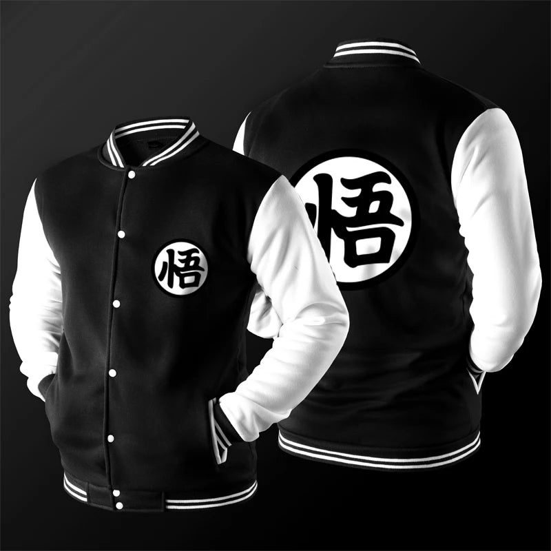 Dragon Ball Mens Baseball Jacket
