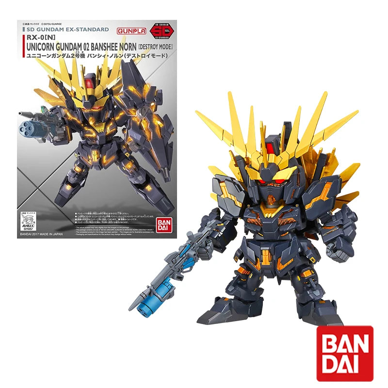 GUNDAM SDEX Series RX-78-2 Aile Strike Exia 00 Gundam Unicorn Astray Red Frame Barbatos Model Kit