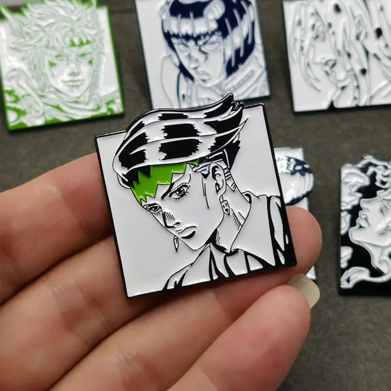 JoJo's Bizarre Adventure Enamel Pin - Metal Badge Brooch Anime Jewelry