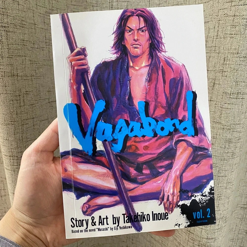 Anime Vagabond Volume 1-3 Miyamoto Musashi Japanese Teen Mystery Romance English Comic Book Manga Book English Version