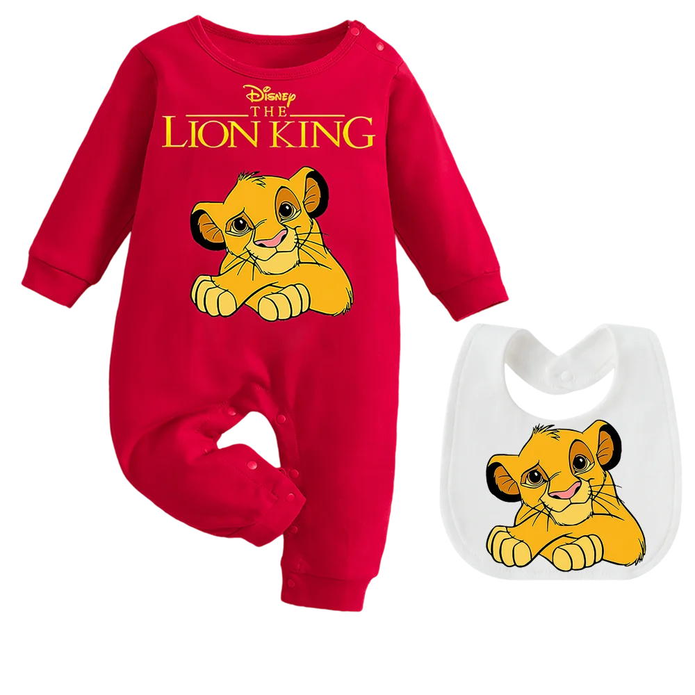 Newborns long-sleeved jumpsuits 0-9M Mickey Mouse Design