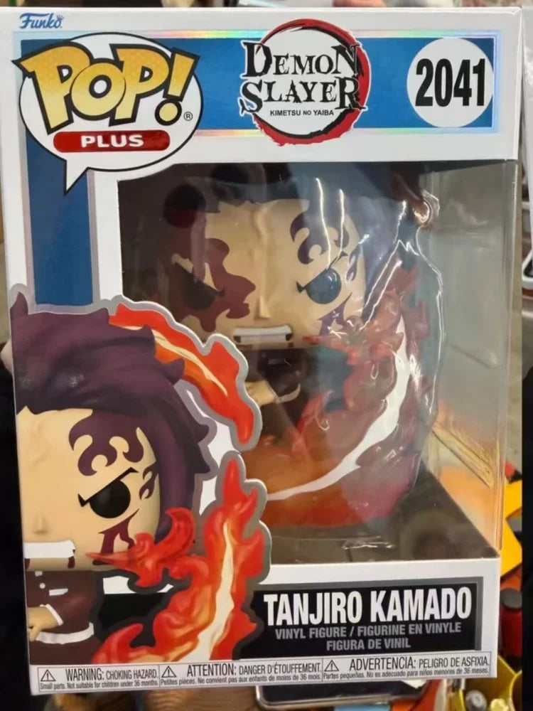 Demon Slayer Tanjiro Kamado (Dancing Fla) #2041 Funko Pop Action Doll 4.6In Vinyl Sculpture Limited Collection Kids Gift Toys