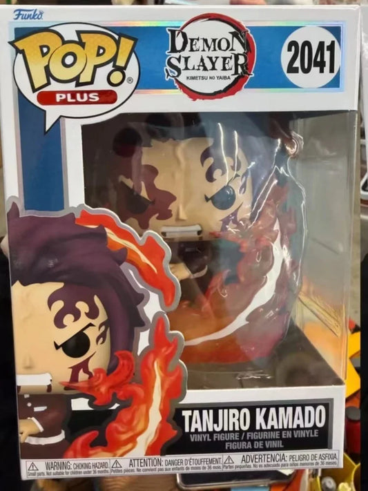 Demon Slayer Tanjiro Kamado (Dancing Fla) #2041 Funko Pop Action Doll 4.6In Vinyl Sculpture Limited Collection Kids Gift Toys