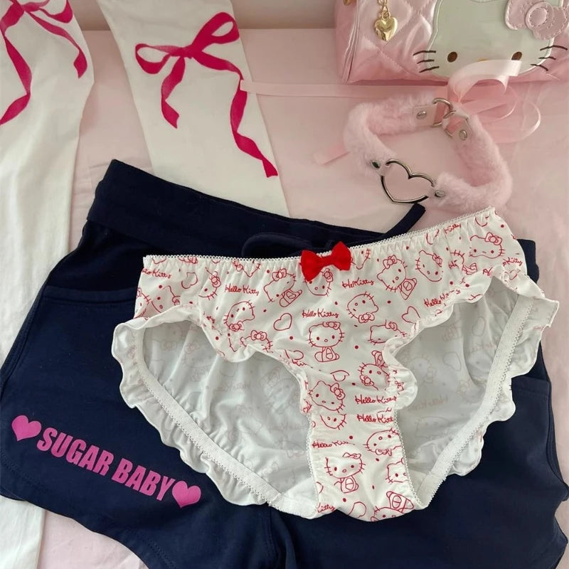 Sanrio Kawaii Cute Pink Hello Kitty Sexy Briefs