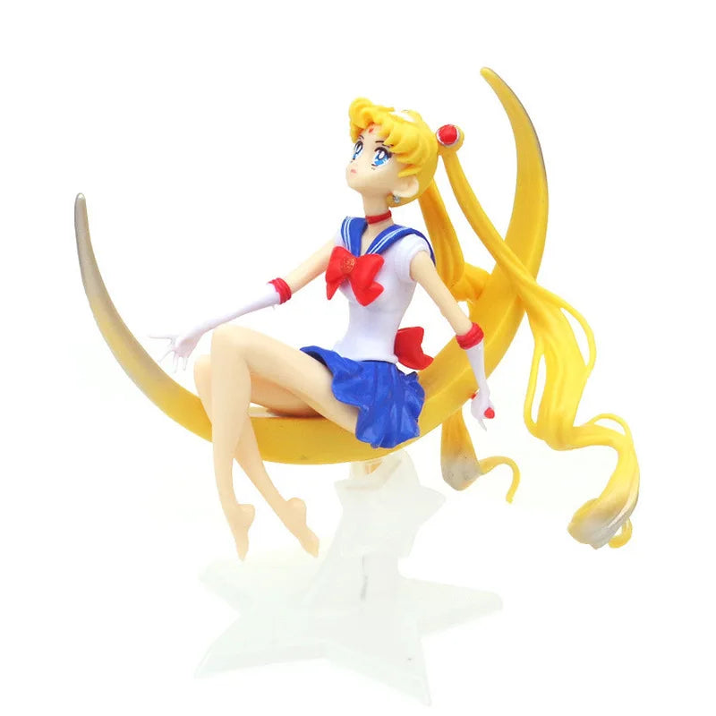 Wholesale Sailor Moon Anime Figurines - Tsukino Usagi (Sailor Moon) Collectible Models & Cake Topper Decorations Anime Model