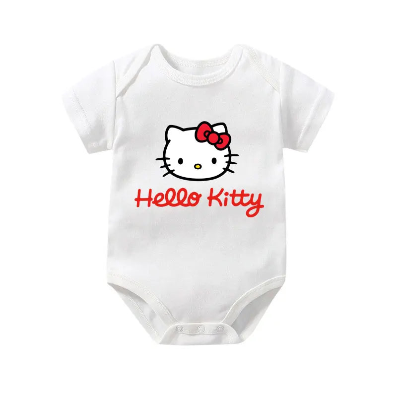 Baby Romper 0-2 Years Boy Girl Cotton Summer Short Sleeve Hello Kitty Clothes