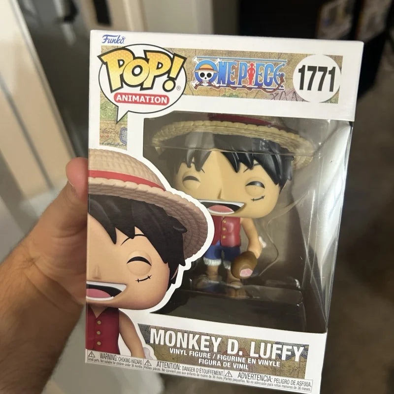 Luffy One Piece Funko Pop Zoro Nami Figurine Collectible Model Ornament Usopp Vinyl Handmade Gifts Desktop Decoration Toys