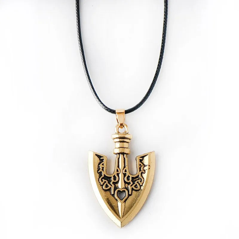 JoJo's Bizarre Adventure Kujo Jotaro Arrow Necklace - Metal Pendant Chain