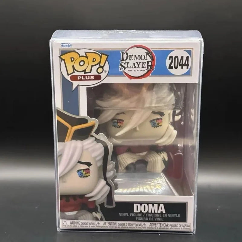 Genuine Funko Pop Demon Slayer Akaza Kamado Tanjiro Kamado Nezuko Action Doll Model 2041 2042 2043 Vinyl Sculpture Dolls Gift