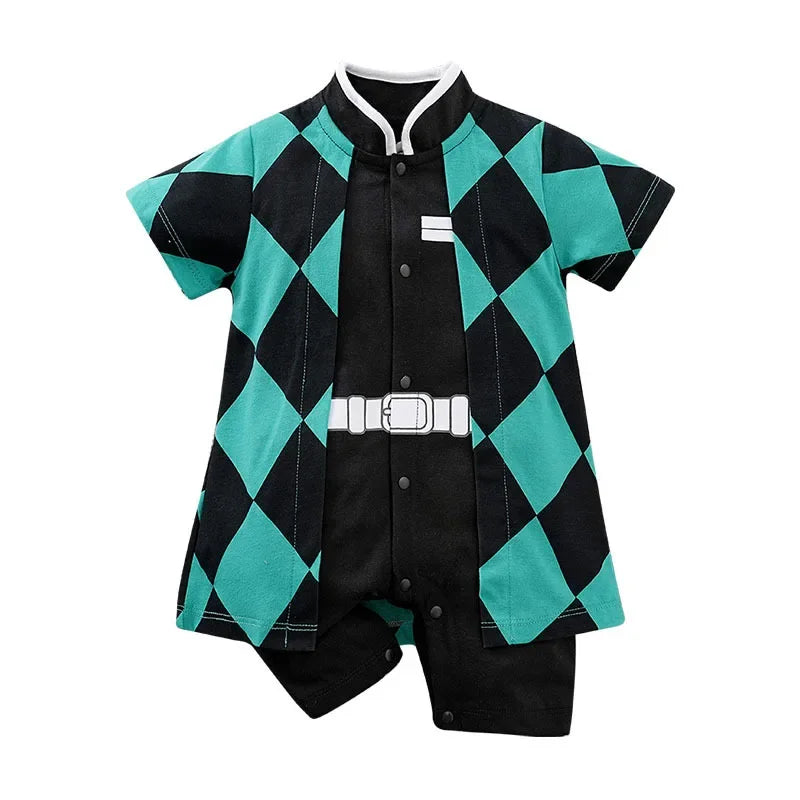 Baby Anime Romper 0-1 yr Breathable Cotton Jumpsuit
