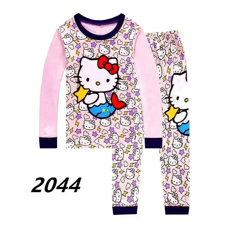Hello Kitty pure cotton girls pajama set