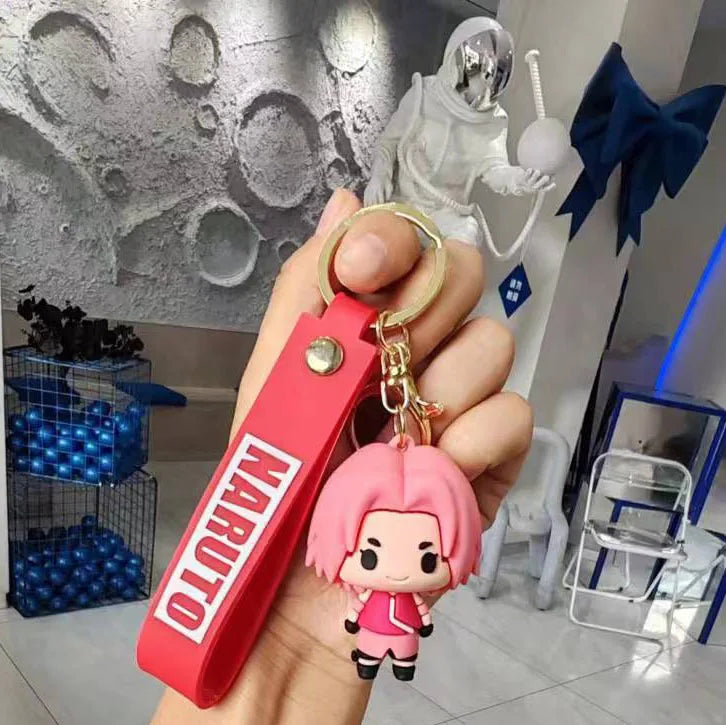 NARUTO Anime PVC Keychain - Character Figures Bag Accessory