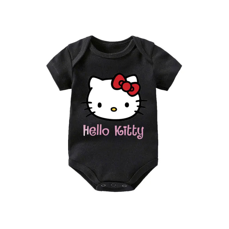 Baby Romper 0-2 Years Boy Girl Cotton Summer Short Sleeve Hello Kitty Clothes