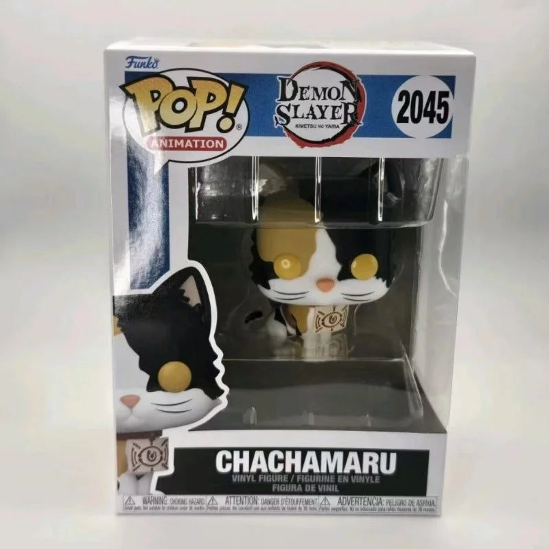 Genuine Funko Pop Demon Slayer Akaza Kamado Tanjiro Kamado Nezuko Action Doll Model 2041 2042 2043 Vinyl Sculpture Dolls Gift