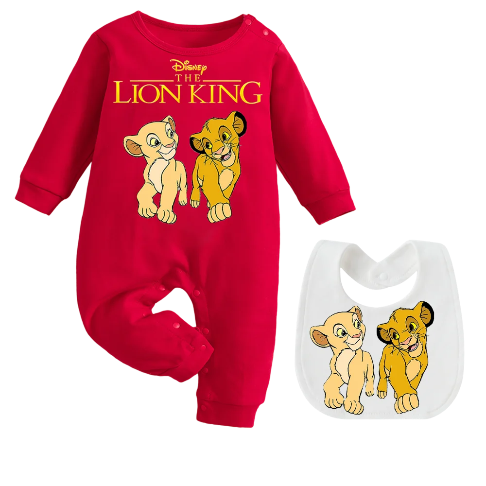 Newborns long-sleeved jumpsuits 0-9M Mickey Mouse Design