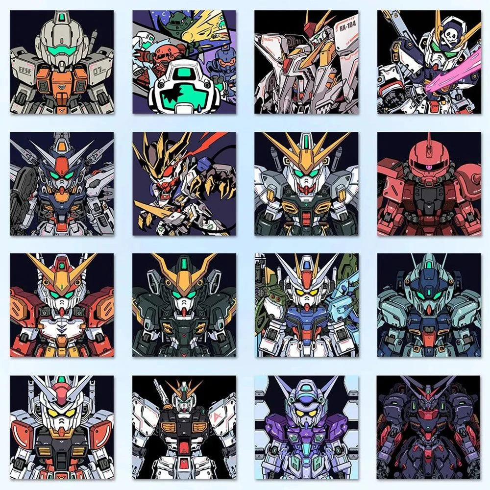 GUNDAM Stickers 10/30/63pcs