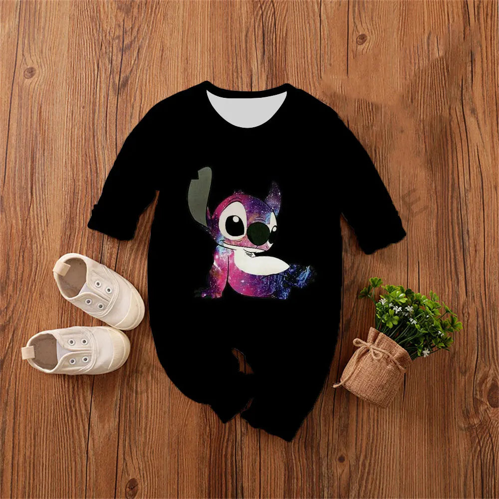 Baby Romper 0-4 Years Cotton, Poly mix Lilo & Stitch