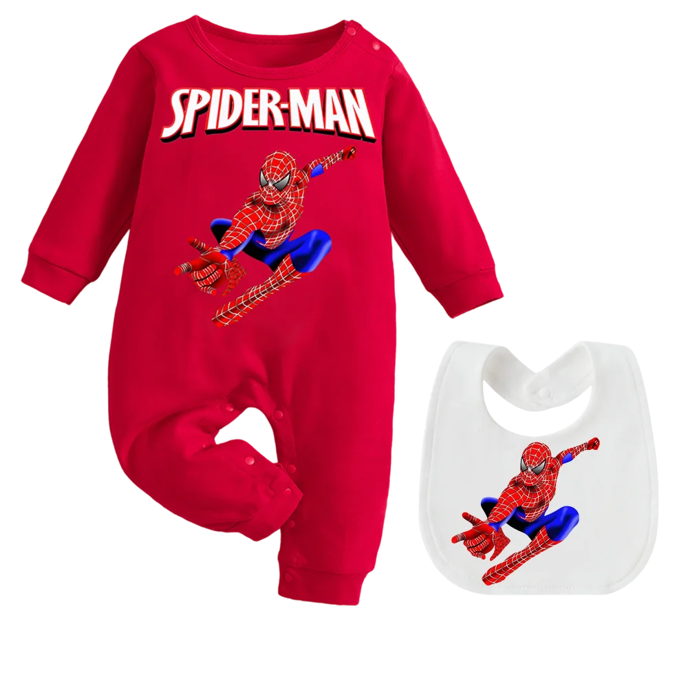 Newborns long-sleeved jumpsuits 0-9M Mickey Mouse Design