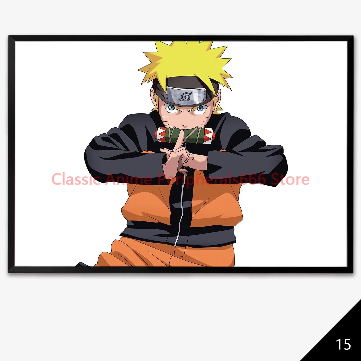 NARUTO Anime Poster - Sasuke & Team 7 Wall Art for Bedroom Decor