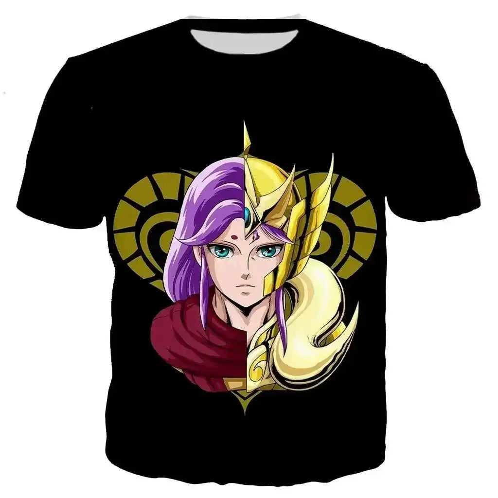 Saint Seiya Men Women Children 3d Print T Shirt
