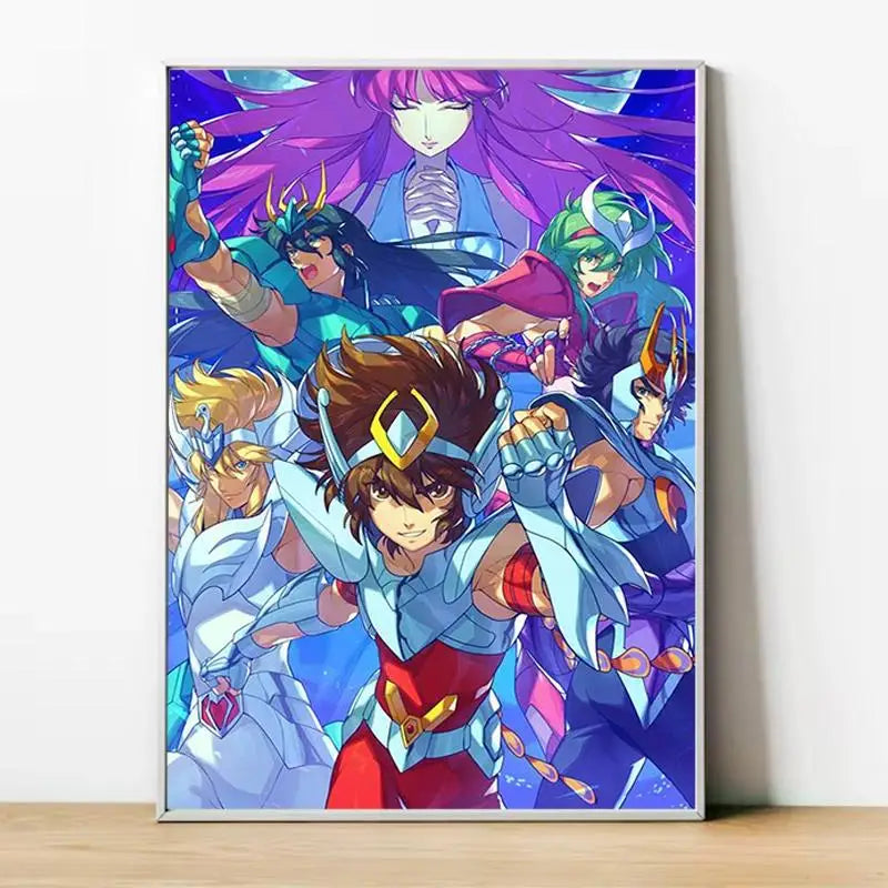 Saint Seiya Gold Saints Anime Canvas Poster  Home  Room Decor Wall Art Painting