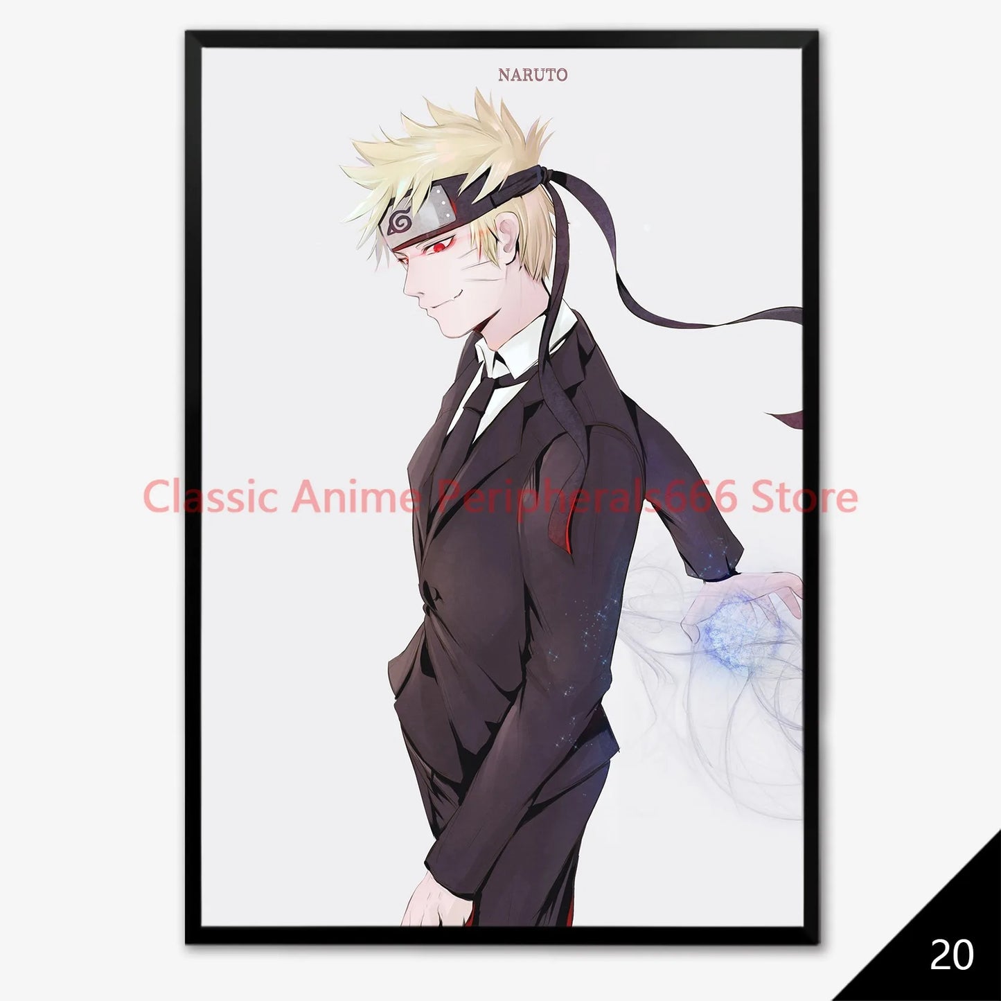 NARUTO Anime Poster - Sasuke & Team 7 Wall Art for Bedroom Decor