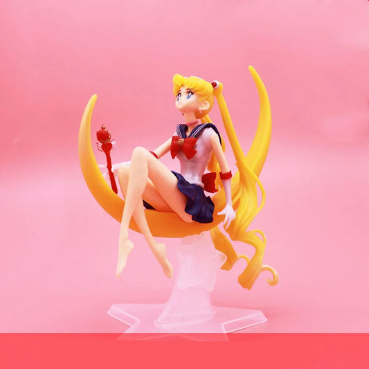 Wholesale Sailor Moon Anime Figurines - Tsukino Usagi (Sailor Moon) Collectible Models & Cake Topper Decorations Anime Model