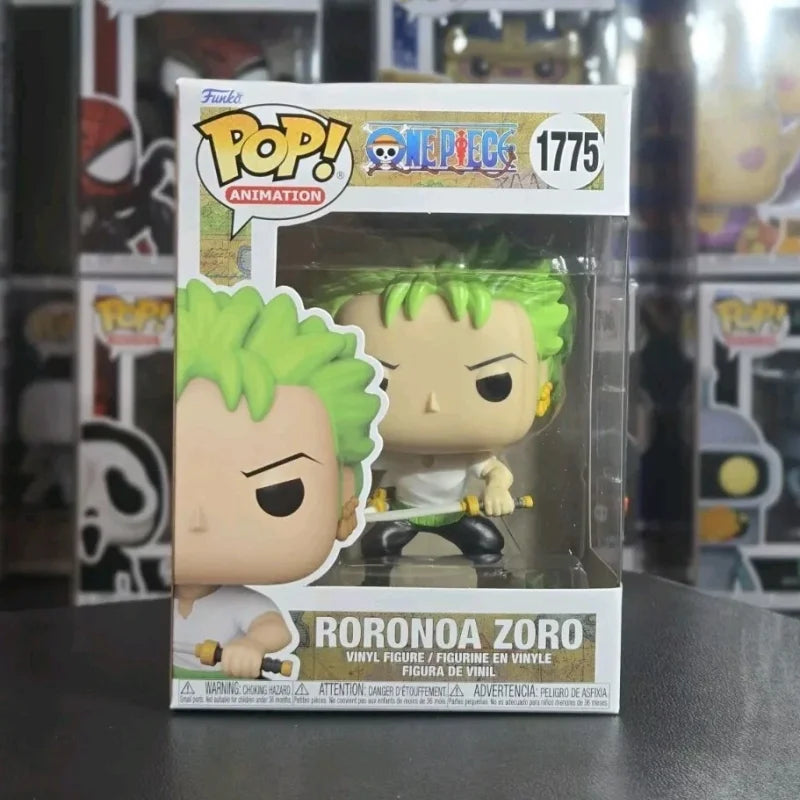 Luffy One Piece Funko Pop Zoro Nami Figurine Collectible Model Ornament Usopp Vinyl Handmade Gifts Desktop Decoration Toys