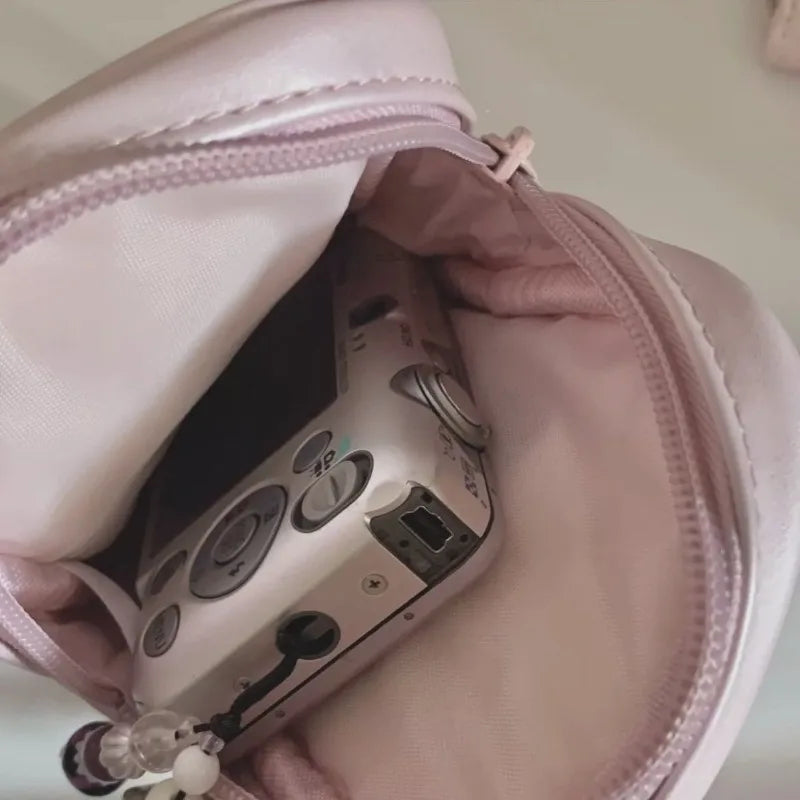 Hello Kitty Wallet Sanrio Embroidery Bag Camera Bag Anime KT Diamond Storage Bag Kawaii Purses and Handbags Birthday Gift