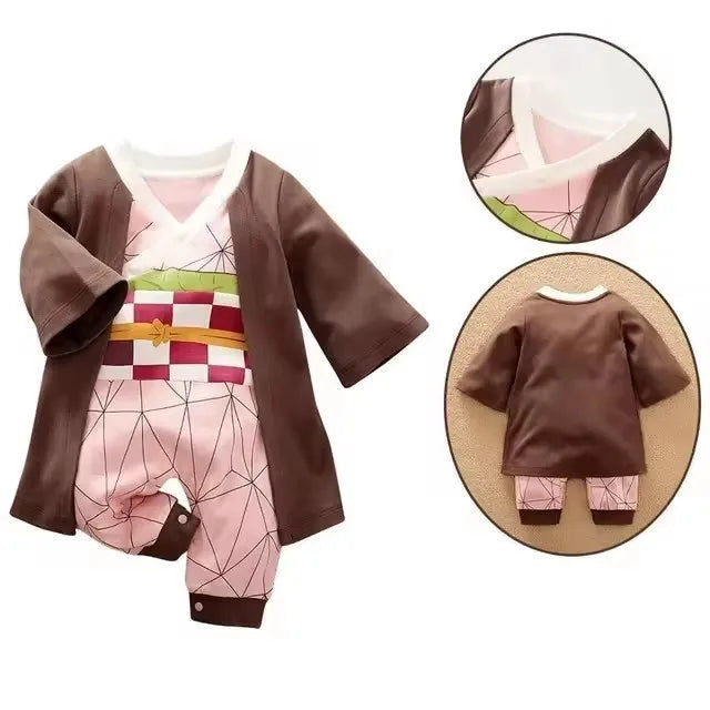Baby Anime Clothes Newborn Cotton Rompers