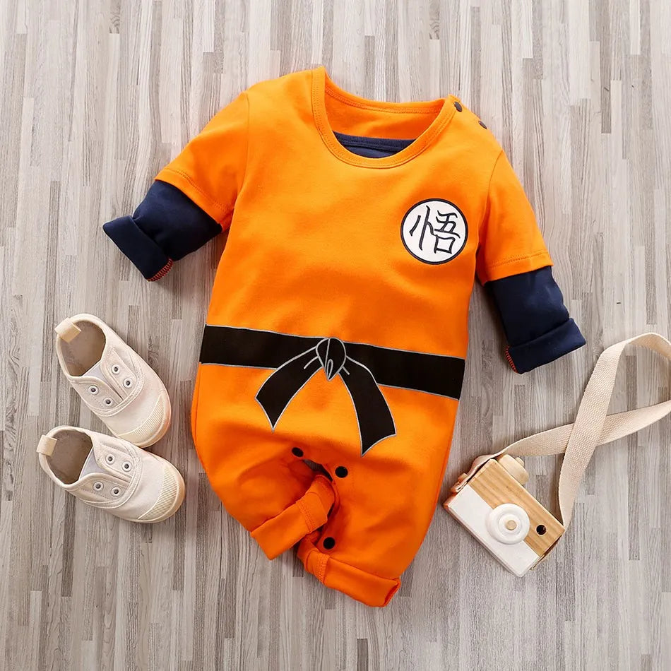Baby Cotton 0-18 Month Print Anime Clothes