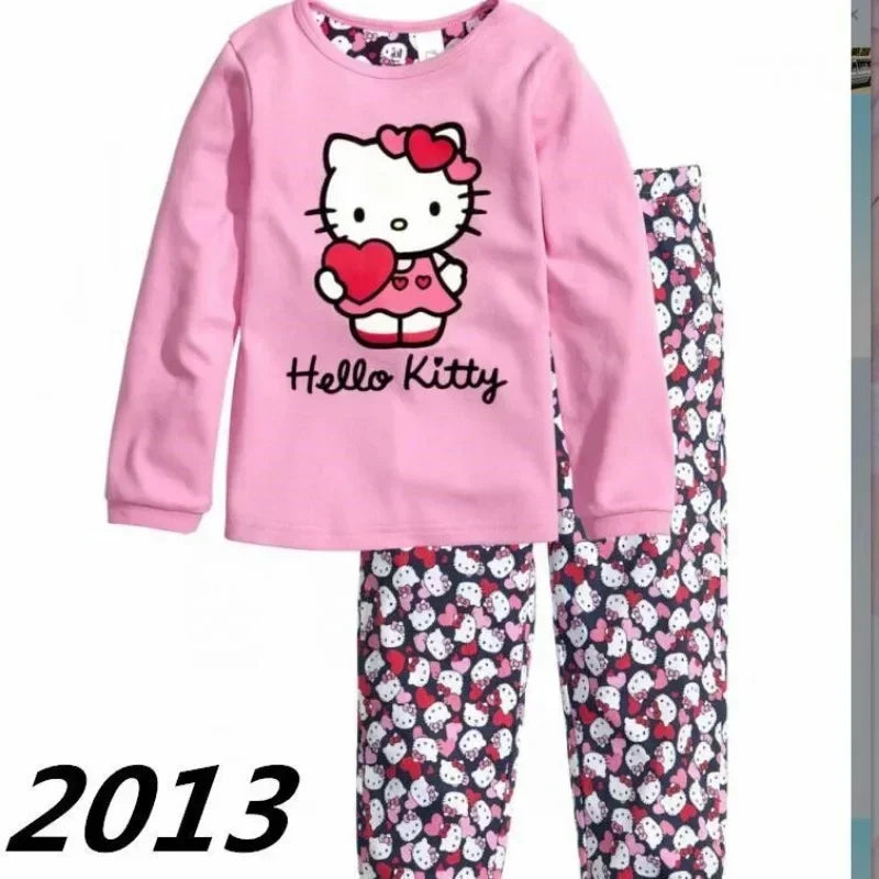 Hello Kitty pure cotton girls pajama set