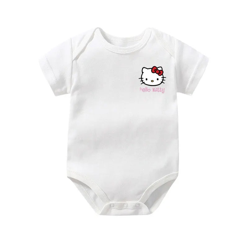 Baby Romper 0-2 Years Boy Girl Cotton Summer Short Sleeve Hello Kitty Clothes