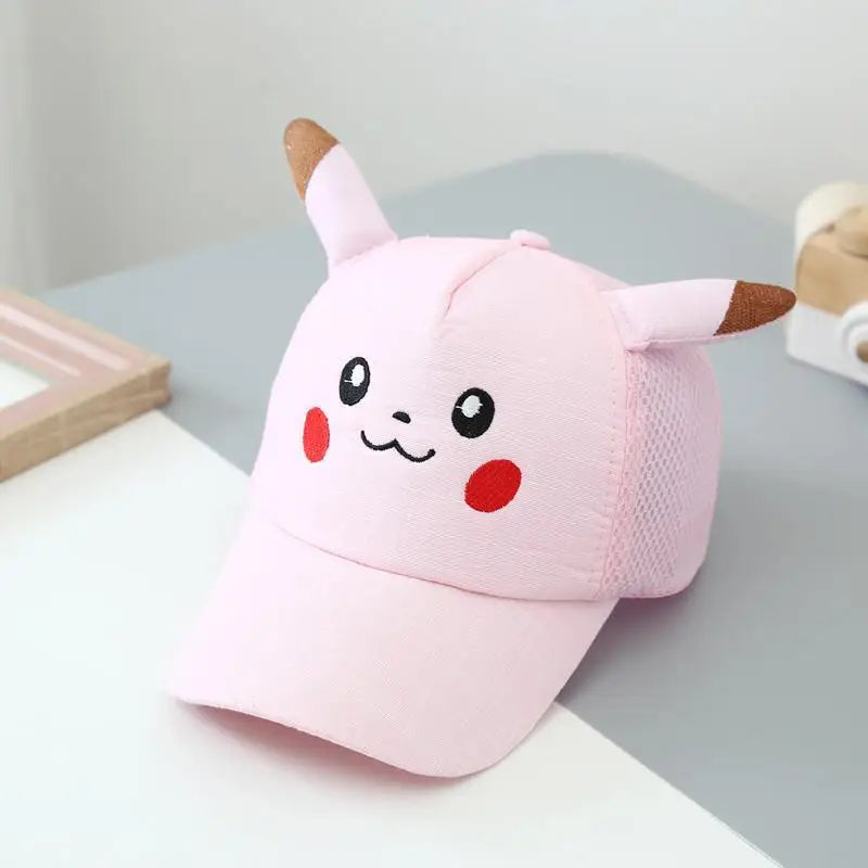 Pokemon Kids Cap with Pikachu Face and Ears
